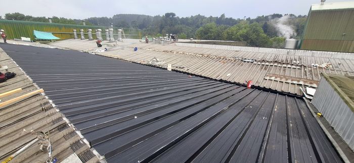 Cambio de Techumbre Prolesur — Constructora AvenZinc, Los Lagos