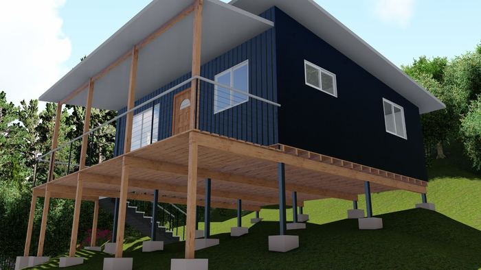 Diseño y Modelado 3D — Constructora AvenZinc, Región de Los Ríos