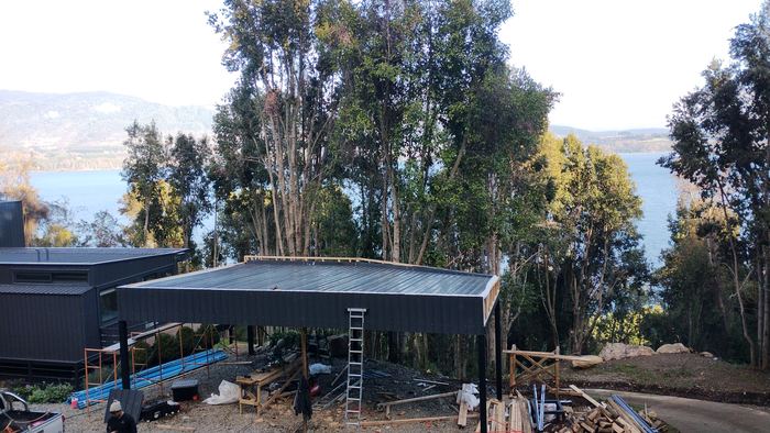Estacionamiento Vehicular — Constructora AvenZinc, Valdivia